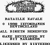 Bataille Navale (France) (En,Fr,De,Es) Title Screen
